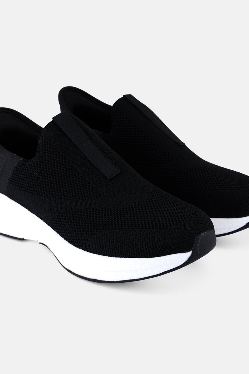 RBX Men Slip On Training Shoes, Black - Image 3
