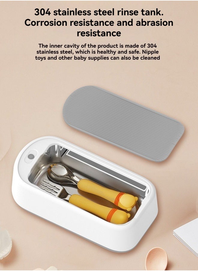 M MIAOYAN Ultrasonic cleaning machine household small glasses jewelry dentures cleaner cleaning machine  - Image 3