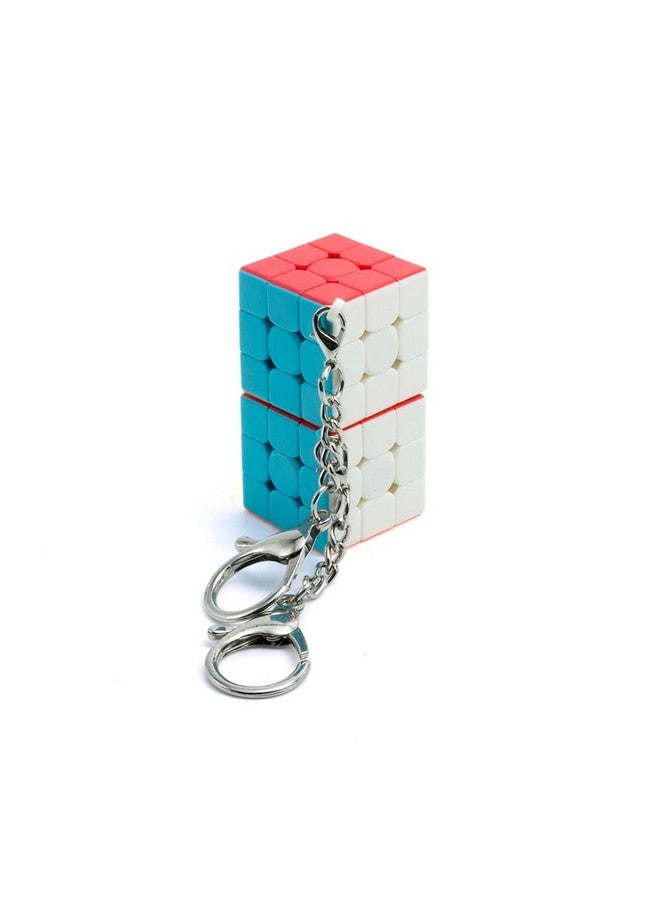 كوبليلو مجموعة مكعبات سحرية صغيرة من Cubelelo Drift Mini 3x3 (عبوة من قطعتين) | مجموعة مكعبات سريعة محمولة للأطفال والكبار | مكعبات سلسلة مفاتيح ممتعة ومتينة | أحجية مثالية للتنقل - Image 2
