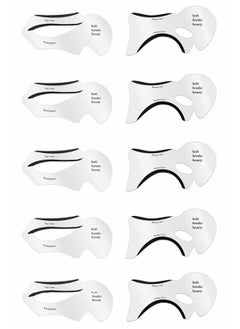 Y&D 20 Pcs Eye Make-Up Eyeliner Stencil Cards Template Sticker for Smokey or Winged  - Image 2
