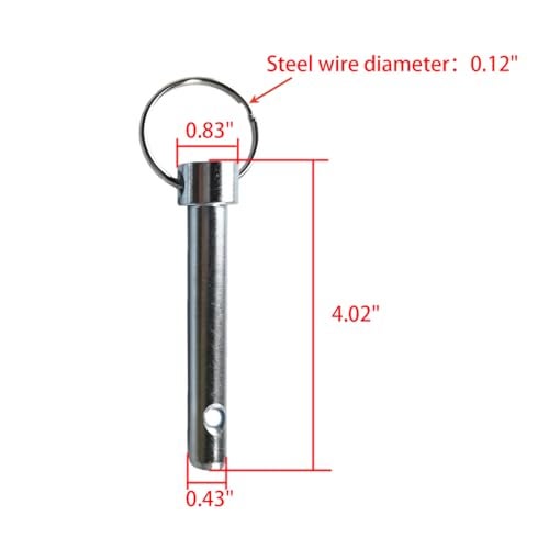 imUfer 84-0140 Tow Bar Replacement for Retaining Pin and Clip Kit - Image 3