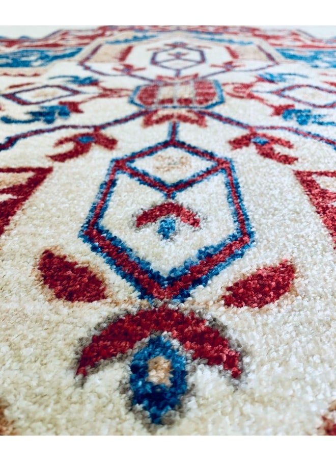 HANDPICKED FURNITURE Handpicked Furniture Traditional Multicoloured Rug, Ultra Soft Area Carpets For Bed Room, Living Room, And Dining Room, Anti Slip Floor Carpets, Easy To Clean, Made In Turkey, Rectangle  - Image 5