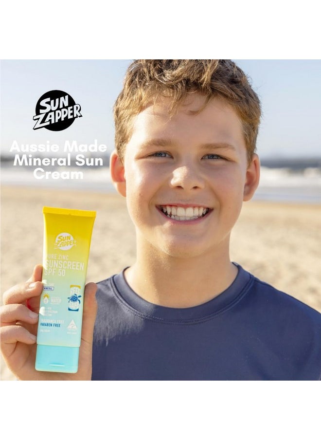 Sun Zapper - Pure Zinc Sunscreen Spf 50 Reef Safe Mineral Zinc 100G - Image 1