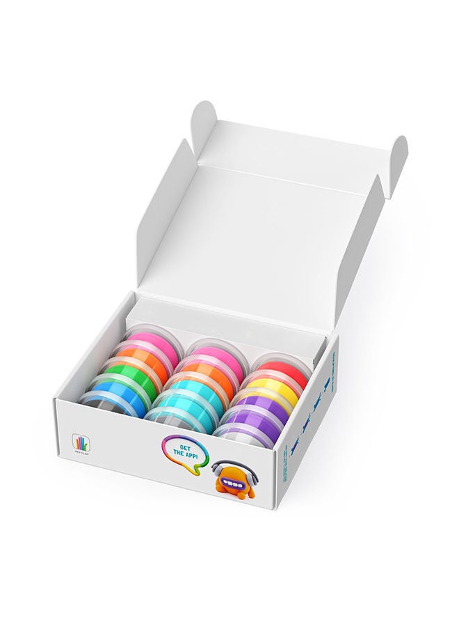 HEY CLAY Aliens Set-Colourful Modeling Kids-Air Dry Clay Kit 15 Cans And Sculpting Tools - Image 5