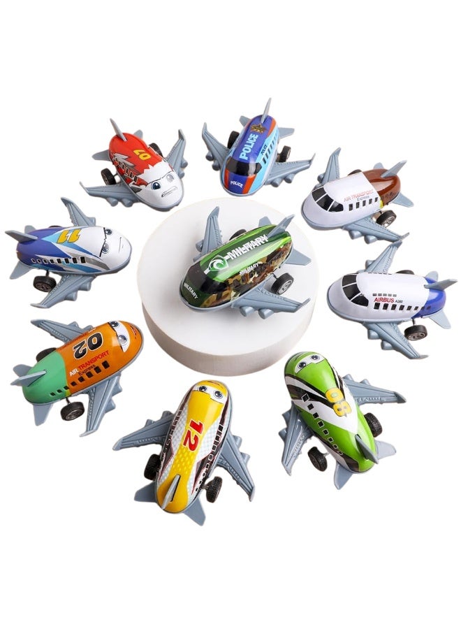 McDou 30 Pieces Toy Cars and Airplanes Set, Alloy Metal Inertia Vehicles with Storage Box, Sporty Mixed Figures, Ideal Gift for Toddlers 3+, Ideal Gift for Boys and Girls, Perfect for Party Favors - Image 1