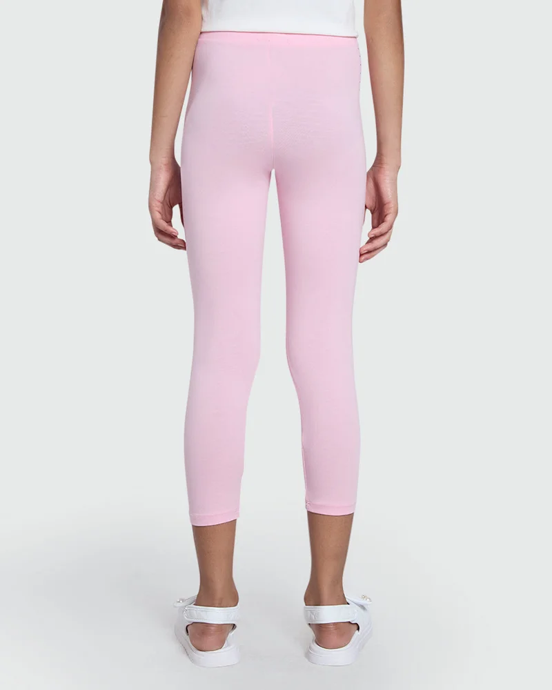Ovs 3/4 Length Leggings In Tickled Pink