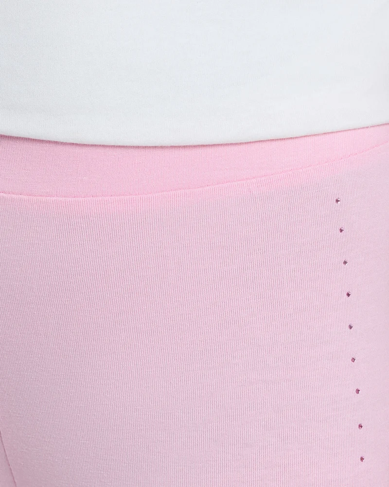 Ovs 3/4 Length Leggings In Tickled Pink