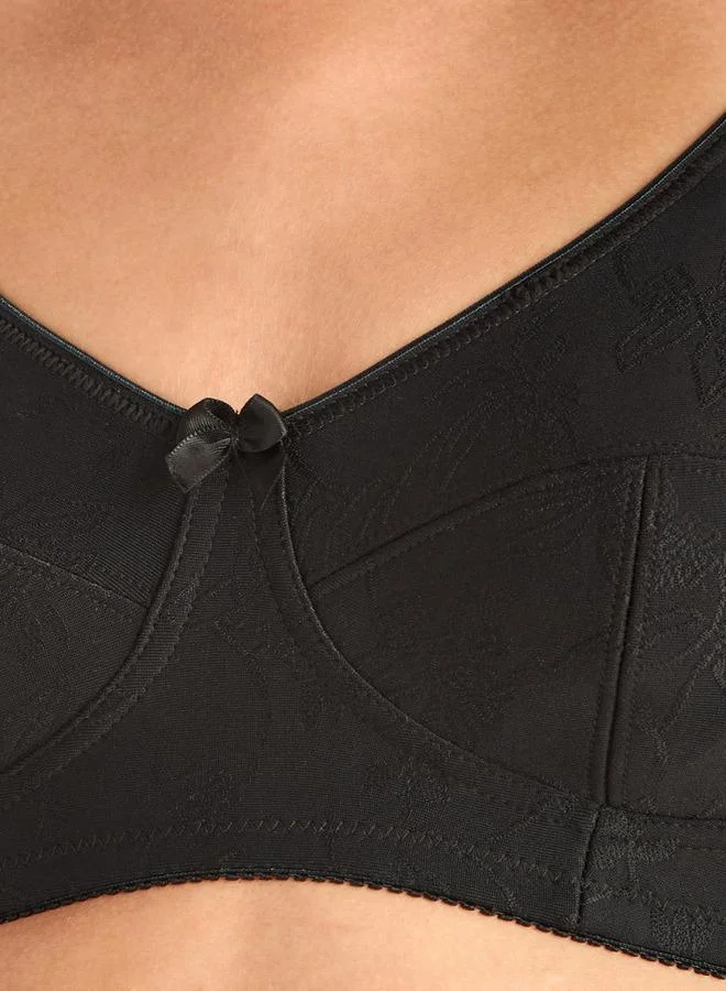 Splash FAV  Jacquard Textured Non Wired Soft Bra with Adjustable Straps for Women | Best Price UAE