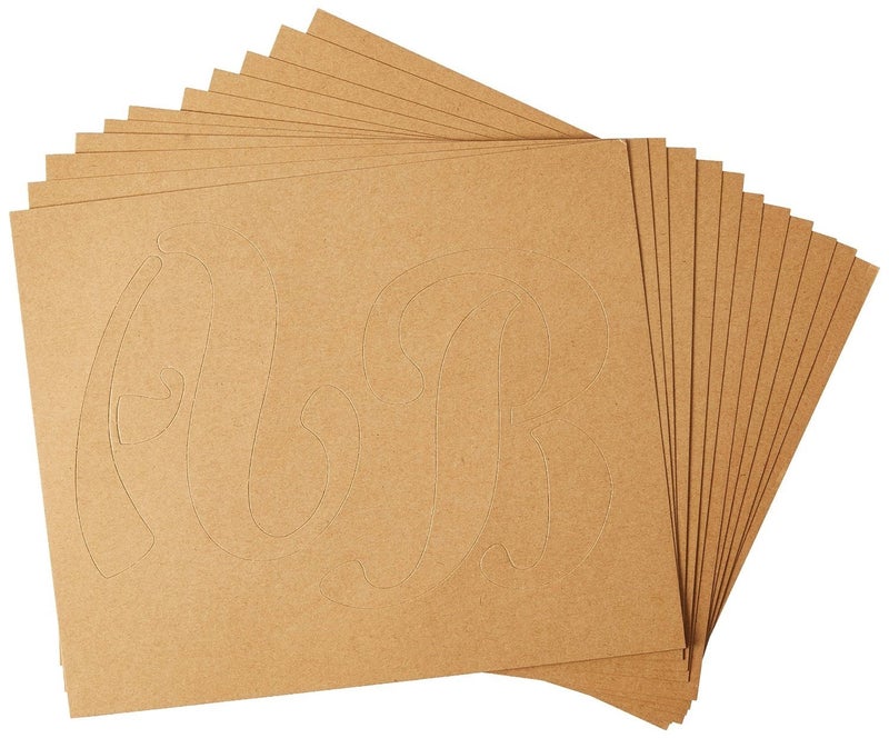 Plaid Letter Stencil Value Pack (5-Inch), 28677 Cursive Upper Case - Image 3