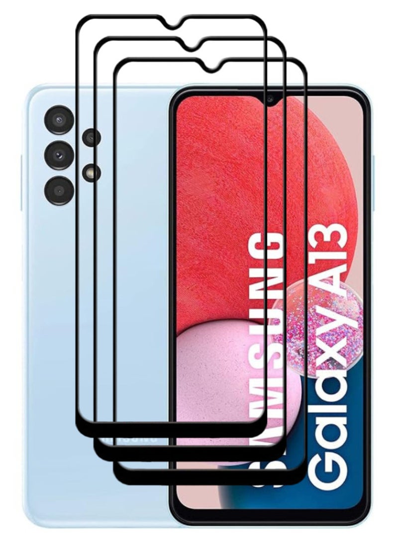 ACLIX 3 Pieces Antistatic ESD Dustproof Premium Quality High Definition Tempered Glass Screen Protector Designed For Samsung Galaxy A13 - Image 1