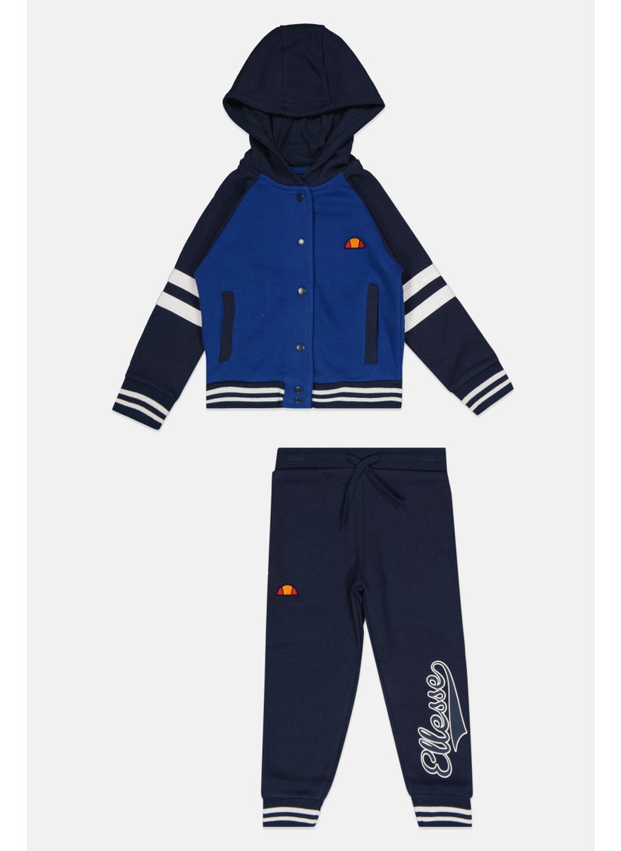 Ellesse - Kids Boy 2 Pieces Outdoors Hoodie And Pants Set, Navy Blue - Image 1