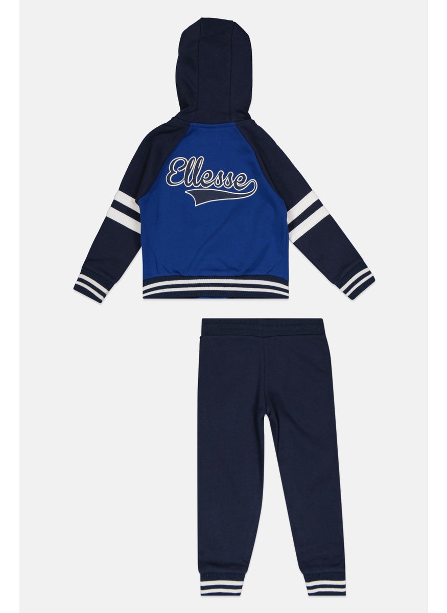 Ellesse - Kids Boy 2 Pieces Outdoors Hoodie And Pants Set, Navy Blue - Image 1