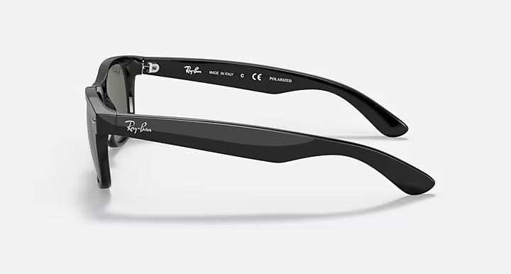 Ray-Ban Unisex New Wayfarer Classic Sunglasses - RB2132 901/58 - Lens Size: 55 mm - Black - Image 5
