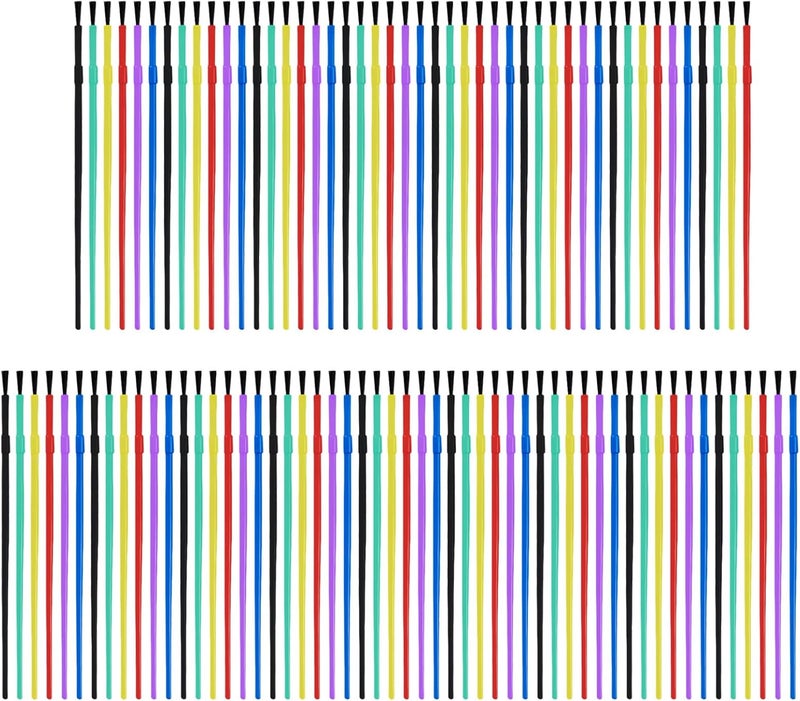 100Pieces Painting Brushes for Art Watercolor Pen with Vibranted Colors and Easy to Grip Creative Drawing Pen - Image 1