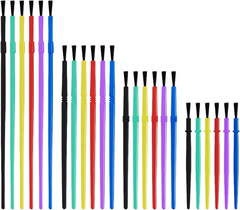 100Pieces Painting Brushes for Art Watercolor Pen with Vibranted Colors and Easy to Grip Creative Drawing Pen - Image 3