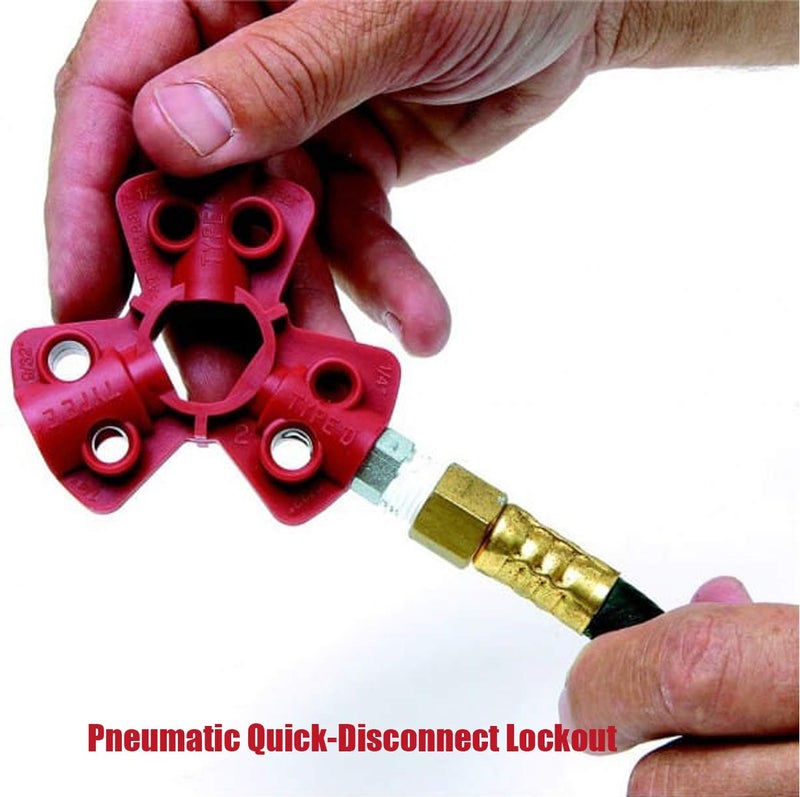 Induschoice Pneumatic Quick-Disconnect Lockout Pack of 1 - Image 2