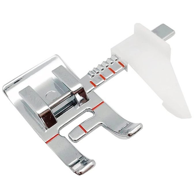 ADJUSTABLE GUIDE SEWING MACHINE PRESSER FOOT FITS FOR LOW SHANK DOMESTIC SEWING MACHINE SNAPPING ON BROTHER BABYLOCK SINGER JANOME JUKI NEW HOME