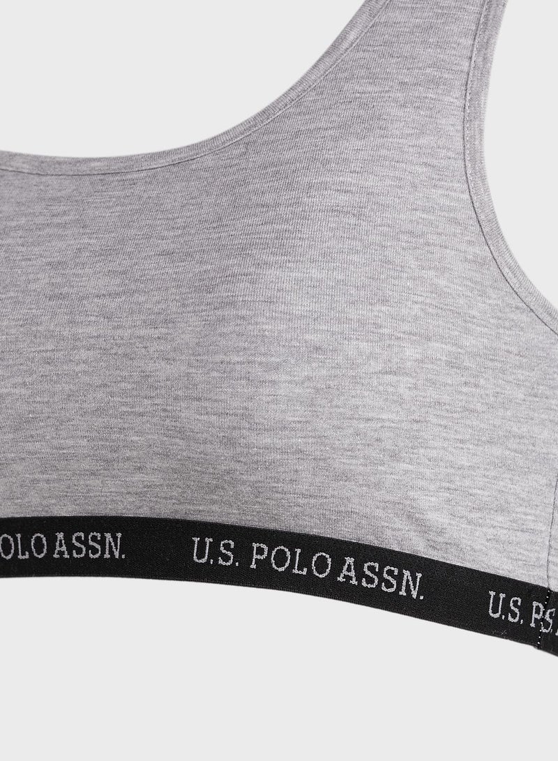 U.S. Polo Assn. Bustier Short Set- Racer Back - Image 3