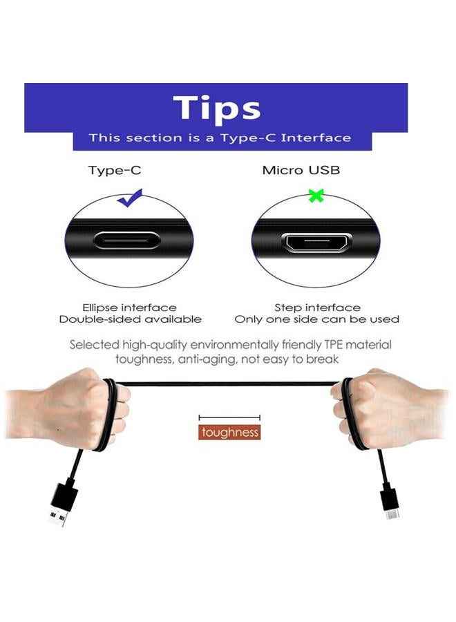 WPAICHENG USB C Charger Charging Cable Cord Fit for Bose Frames Tempo, Bose 700/QC45, Sleepbuds II, QuietComfort Earbuds, Bose Sport Earbuds, Bose SoundLink Flex, W-King D7 D8 D9 T9 S7 X10 D9-1 D10 Speakers  - Image 3