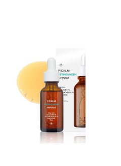 P.CALM Retinolagen Ampoule 30Ml Vegan Fragrancefree Pore Tightening Skin Serum With Retinol Vegan Collagen Bakuchiol Korean Skincare Crueltyfree  - Image 1