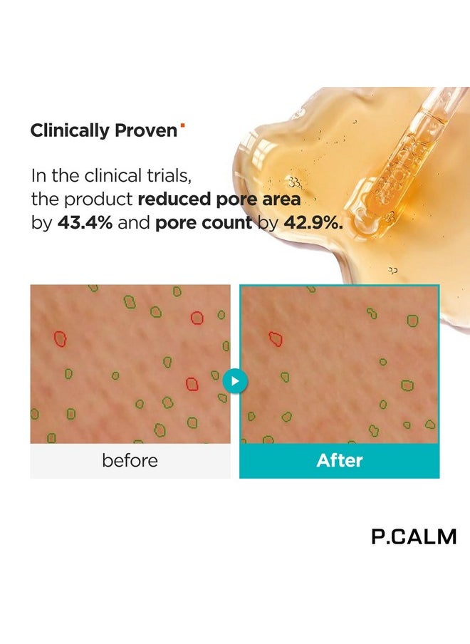 P.CALM Retinolagen Ampoule 30Ml Vegan Fragrancefree Pore Tightening Skin Serum With Retinol Vegan Collagen Bakuchiol Korean Skincare Crueltyfree  - Image 5