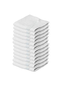 Kuber Industries Kuber Industries Cotton 400 GSM Face Towel Set (White, 14x21 Inch, CTKTC8616), 12 Pieces  - Image 4