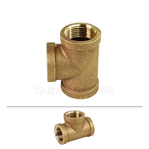 SUPPLYGIANT Supply Giant CSUF0100 1 in. FIP Brass Tee - Image 3