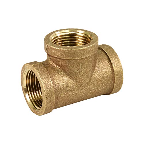 SUPPLYGIANT Supply Giant CSUF0100 1 in. FIP Brass Tee - Image 2