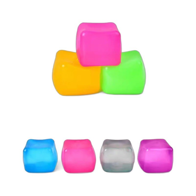 Malt Sugar Ice Cube Squishy Putty Toy - Slow Rebound Stress Relief - Image 1