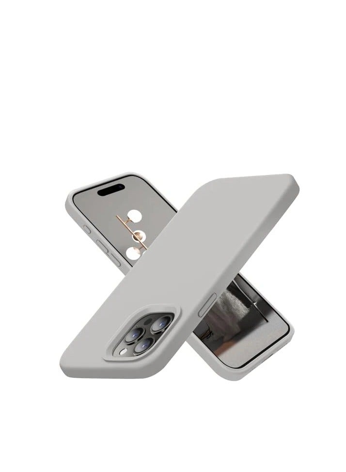 Compatible with iPhone 15 Plus/iPhone 14 Plus Case 6.7", Slim Liquid Silicone 3 Layers Soft Gel Rubber Cover Protective Phone Case with Anti-Scratch Microfiber Lining. - Image 1