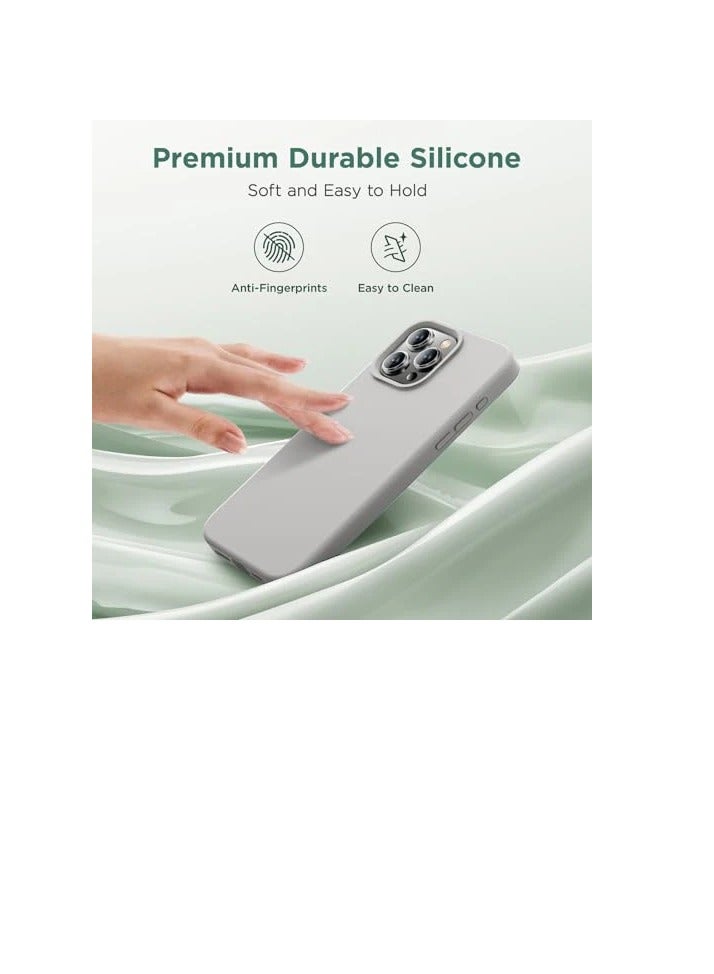 Compatible with iPhone 15 Plus/iPhone 14 Plus Case 6.7", Slim Liquid Silicone 3 Layers Soft Gel Rubber Cover Protective Phone Case with Anti-Scratch Microfiber Lining. - Image 5