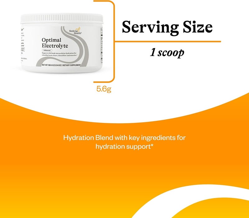 Seeking Health Optimal Electrolyte Powder Unflavored Healthy Energy and Endurance Support Promotes Hydration and Healthy Muscles Vegan and Vegetarian 30 Servings - Image 3