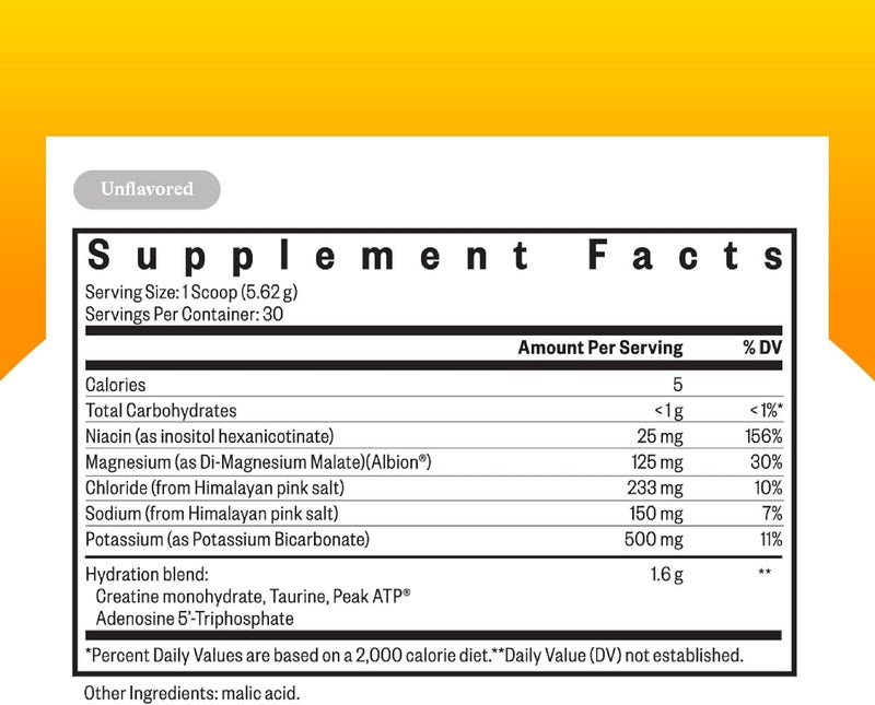 Seeking Health Optimal Electrolyte Powder Unflavored Healthy Energy and Endurance Support Promotes Hydration and Healthy Muscles Vegan and Vegetarian 30 Servings - Image 2