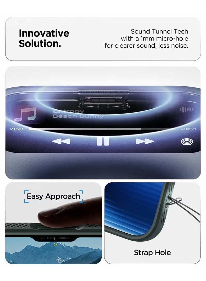 كارنييل غطاء حماية Liquid Air لهاتف iPhone 17 Air - أخضر داكن، مصد واقٍ رفيع مقاوم للصدمات من مادة TPU، سيليكون خفيف الوزن مضاد للخدش، حماية من السقوط بدرجة عسكرية، متوافق مع iPhone 17 Air مقاس 6.6 بوصة - Image 2