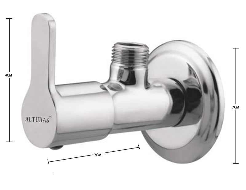 ALTURAS Alturas Stainless Steel Flora Angle Valve set of 1  - Image 2