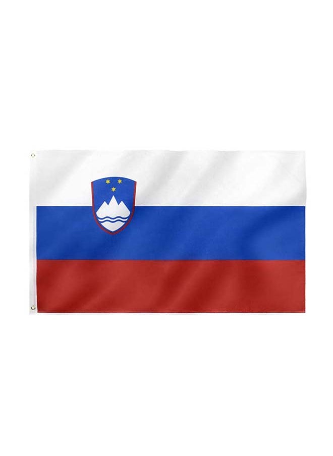 THE BABA Slovenia Flag 2'X3' (60X90Cm) For Euro 2024 - Good Quality - Indoor And Outdoor Use  - Image 1