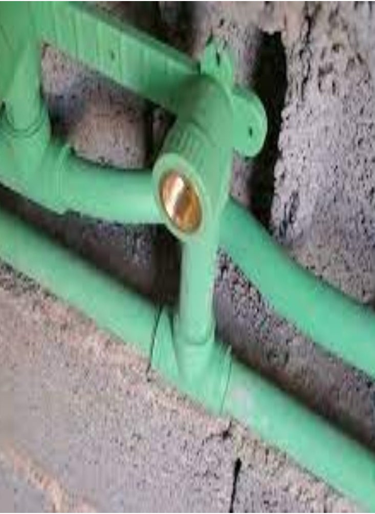 KNP Female Socket PPR Pipe Fitting (32MM X 3/4 Inch) is engineered to connect 32MM PPR pipes with male-threaded fittings of 3/4 inch diameter.