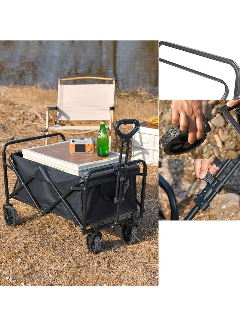 Convenient Outdoor Camping Hand Pulled Folding Cart - Image 5