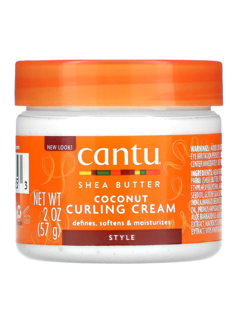 Cantu Shea Butter, Coconut Curling Cream, 2 oz 57grams - Image 1