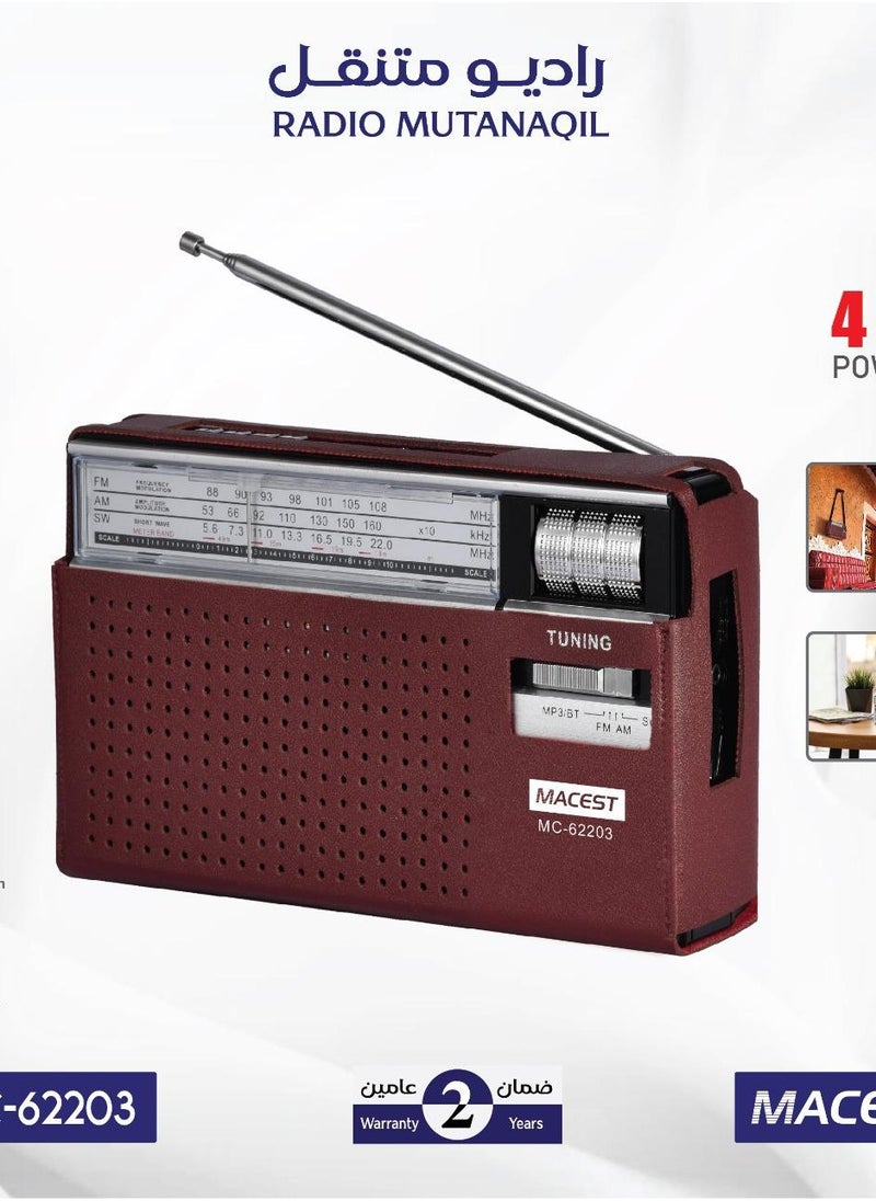 MACEST Macest Radio with Bluetooth USB  - Image 1