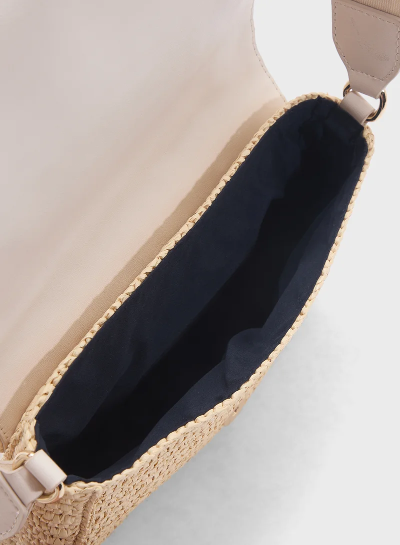 TOMMY HILFIGER LOGO CONVERTIBLE CROSSBODY BAG