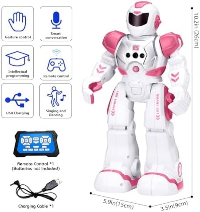 KingsDragon RC Gesture-Sensing Interactive Robot Toy for Kids - Birthday Gift for Boys & Girls Ages 6-9 - Image 5