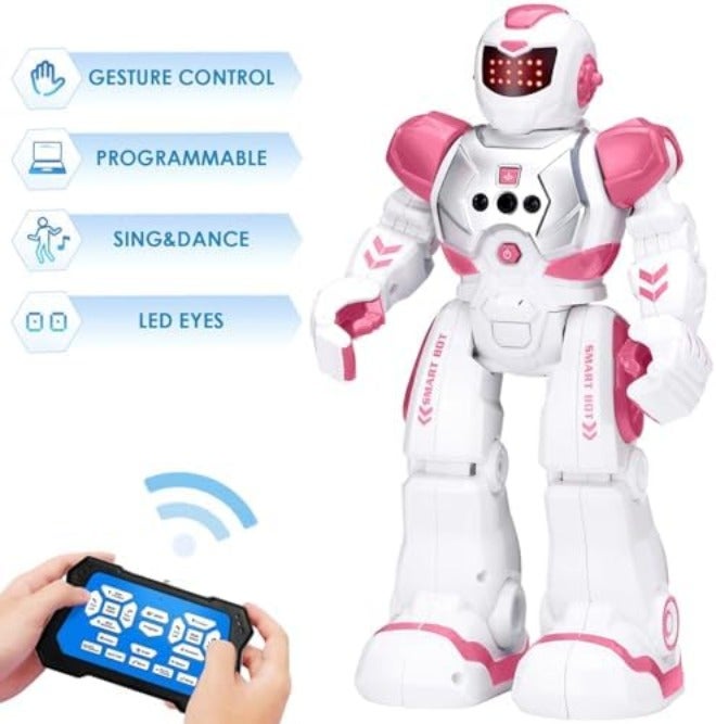 KingsDragon RC Gesture-Sensing Interactive Robot Toy for Kids - Birthday Gift for Boys & Girls Ages 6-9 - Image 4