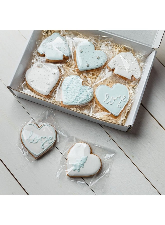 Morepack Self Sealing Cellophane Bags,5X7 Inches 200 Pcs Clear Cookie Bags Resealable Cellophane Bags Self Adhesive For Packaging Cookies,Favors, Products - Image 4