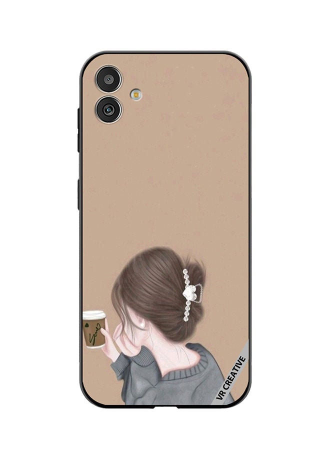 VR CREATIVE Protective Case Cover For Samsung Galaxy M13 5G Sipping Design Multicolour - Image 1