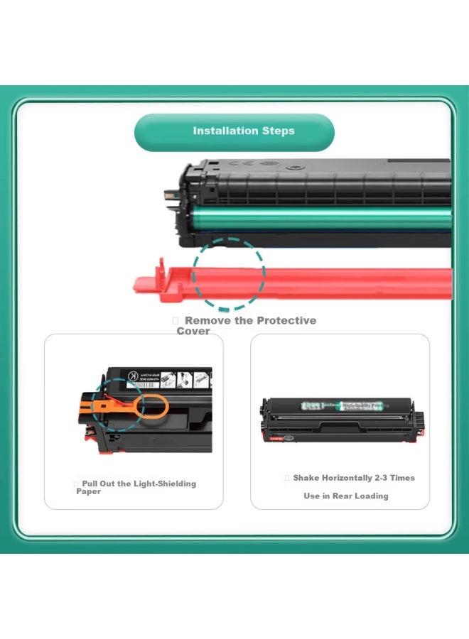 Yatun Compatible Pantum Cm1115adn Drum Cartridge Pantum Cp1115dn Printer Drum Cartridge Ctl-1115 Drum Cartridge Ink Cartridge Cp1115 Toner Cm1115 Toner Cartridge Four-color Set - Image 2