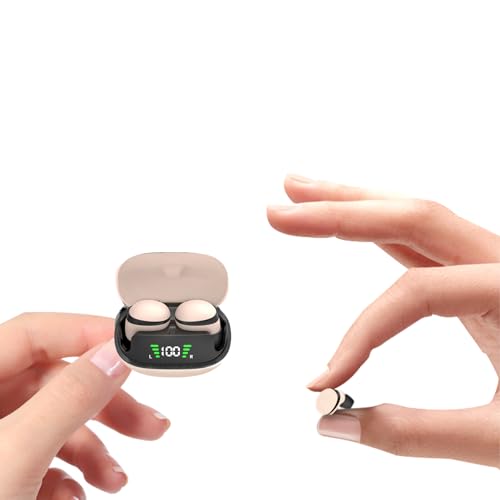 Loluka Invisible Earbuds Wireless Bluetooth, Discreet Smallest Hidden Tiny Bluetooth Mini Micro Earbuds for Work, Invisible Sleep Wireless Earphone Waterproof Headphones for Small Ears Canals Buds - Image 1