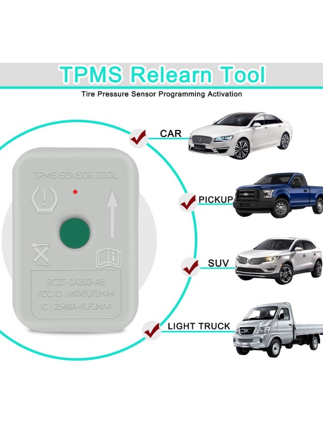 KISSUN TPMS Relearn Tool for Ford F150 - Auto Tire Pressure Monitoring System Sensor Reset & Programming Tool (Replaces 8C2Z-1A203-A / TPMS-19) - Image 3