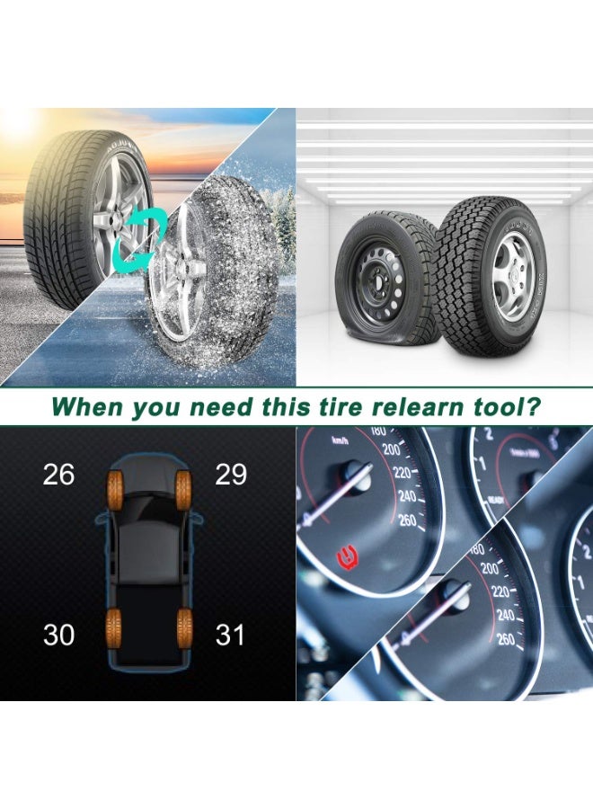 KISSUN TPMS Relearn Tool for Ford F150 - Auto Tire Pressure Monitoring System Sensor Reset & Programming Tool (Replaces 8C2Z-1A203-A / TPMS-19) - Image 4