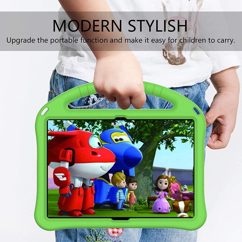 SYOSI Tablet Case For Lenovo Tab M10 Hd Tb-X505F Tb-X605F For Kids, Durable Lightweight Eva Shockproof Protective Handle Stand Cover For Lenovo Tab M10 10.1" All-Inclusive Anti-Drop Bracket Case, Blue - Image 5